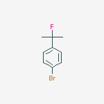 1-BROMO-4-(1-FLUORO-1-METHYL-ETHYL)-BENZENE结构式