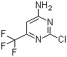 2-氯-6-(三氟甲基)-4-氨基嘧啶结构式