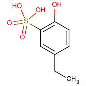 Structure of Phenol, 4-ethyl-, hydrogen sulfate