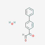 2-([1,1'-Biphenyl]-4-yl)-2-oxoacetaldehyde hydrate结构式