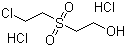 Structure of 2-(Chloroethylsulfonyl)ethanol dihydrochloride