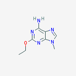 Structure of 2-ethoxy-9-Methyl-9H-purin-6-ylaMine