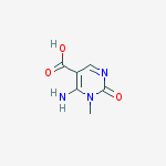 Structure of 4-imino-3-methyl-2-oxo-1,2,3,4-tetrahydropyrimidine-5-carboxylic acid