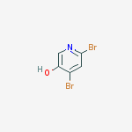Structure of 4,6-dibromopyridin-3-ol