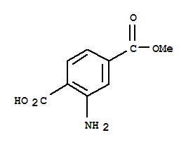 Structure of 2-AMINO-4-METHOXYCARBONYL BENZOIC ACID