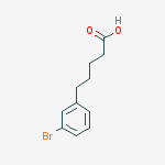 Structure of 5-(3-Bromophenyl)pentanoic acid