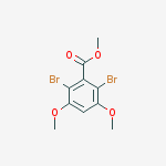 Structure of Methyl 2,6-dibromo-3,5-dimethoxybenzoate