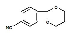 Structure of Benzonitrile,4-(1,3-dioxan-2-yl)-