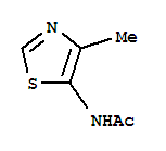 Structure of Acetamide,N-(4-methyl-5-thiazolyl)-