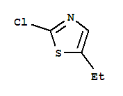 Structure of Thiazole,  2-chloro-5-ethyl-