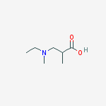 3-[ETHYL(METHYL)AMINO]-2-METHYLPROPANOIC ACID 95%结构式