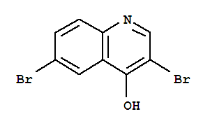 Structure of 3,6-DIBROMO-4-HYDROXYQUINOLINE