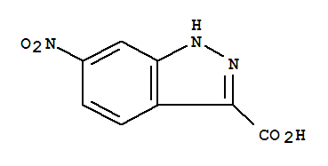 Structure of 6-Nitro-3-indazolecarboxylic acid