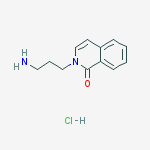 1(2H)-ISOQUINOLINONE, 2-(3-AMINOPROPYL)-, HYDROCHLORIDE (1:1)结构式