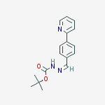 1,1-Dimethylethyl (2E)-2-[[4-(2-pyridinyl)phenyl]methylene]hydrazinecarboxylate