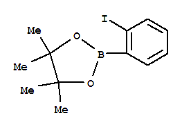 Structure of 2-(2-IODOPHENYL)-4,4,5,5-TETRAMETHYL-1,3,2-DIOXABOROLANE