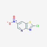 Structure of 2-Chloro-6-nitrothiazolo[4,5-b]pyridine