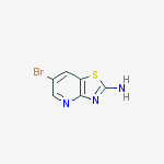 Structure of 6-Bromo[1,3]thiazolo[4,5-b]pyridin-2-amine