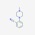 Structure of 2-(4-METHYLPIPERAZIN-1-YL)BENZONITRILE
