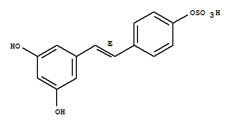 Structure of 5-[(1E)-2-[4-(Sulfooxy)phenyl]ethenyl]-1,3-benzenediol