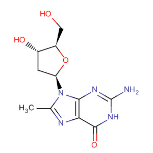 Guanosine, 2'-deoxy-8-methyl-结构式