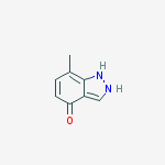 Structure of 4-HYDROXY-7-METHYL (1H)INDAZOLE