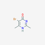 Structure of 5-bromo-2,6-dimethyl-1H-pyrimidin-4-one