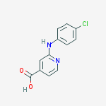 Structure of 2-[(4-chlorophenyl)amino]isonicotinic acid