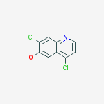 4,7-Dichloro-6-methoxyquinoline结构式