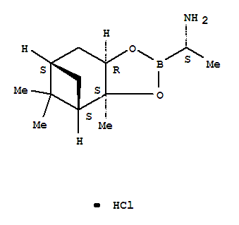 Structure of (S)-BoroAla-(-)-Pinanediol-HCl