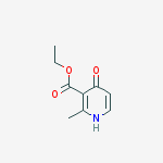 Structure of ethyl 4-hydroxy-2-methylnicotinate