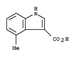 Structure of 4-METHYLINDOLE-3-CARBOXYLIC ACID