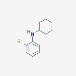 Structure of 2-Bromo-N-cyclohexylbenzenamine