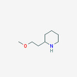 2-(2-Methoxyethyl)piperidine结构式