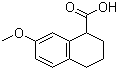 Structure of 1,2,3,4-Tetrahydro-7-methoxy-1-naphthalenecarboxylic acid