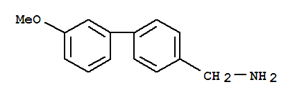3-甲氧基联苯基-4-甲胺结构式