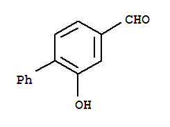 Structure of [1,1'-Biphenyl]-4-carboxaldehyde,2-hydroxy-
