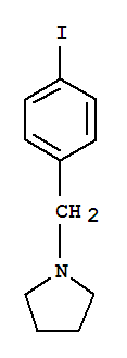 1-(4-IODOBENZYL)PYRROLIDINE结构式