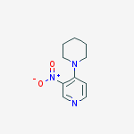 Structure of 3-nitro-4-piperidin-1-ylpyridine