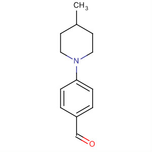 Benzaldehyde, 4-(4-methyl-1-piperidinyl)-结构式