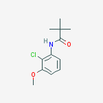 Propanamide, N-(2-chloro-3-methoxyphenyl)-2,2-dimethyl-结构式