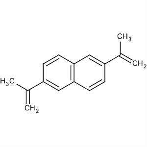 Structure of Naphthalene, 2,6-bis(1-methylethenyl)-