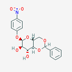 Structure of P-NITROPHENYL 4,6-BENZYLIDENE-alpha-D-GLUCOPYRANOSIDE