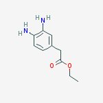 Structure of ethyl 2-(3,4-diaminophenyl)acetate