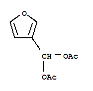 Methanediol,3-furanyl-, diacetate结构式