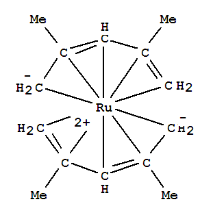 Structure of 2,4-dimethanidylpentane, ruthenium