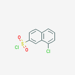 Structure of 8-Chloro-2-naphthalenesulfonyl chloride