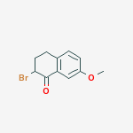 Structure of 2-BROMO-7-METHOXY-3,4-DIHYDRONAPHTHALEN-1(2H)-ONE