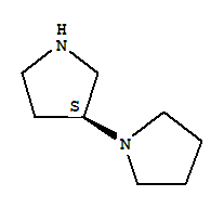 Structure of (3S)-3-(Pyrrolidin-1-yl)pyrrolidine