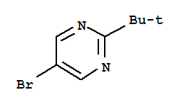 Structure of 2-tert-Butyl-5-bromopyrimidine